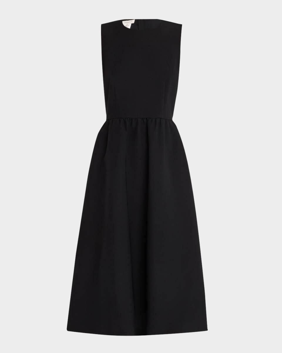 Pearl-Embellished Sleeveless Dress